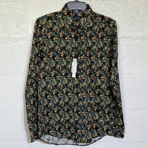 Paisley & Gray Men's Samuel Slim-Fit Floral Button-Down Shirt Garden night S $95